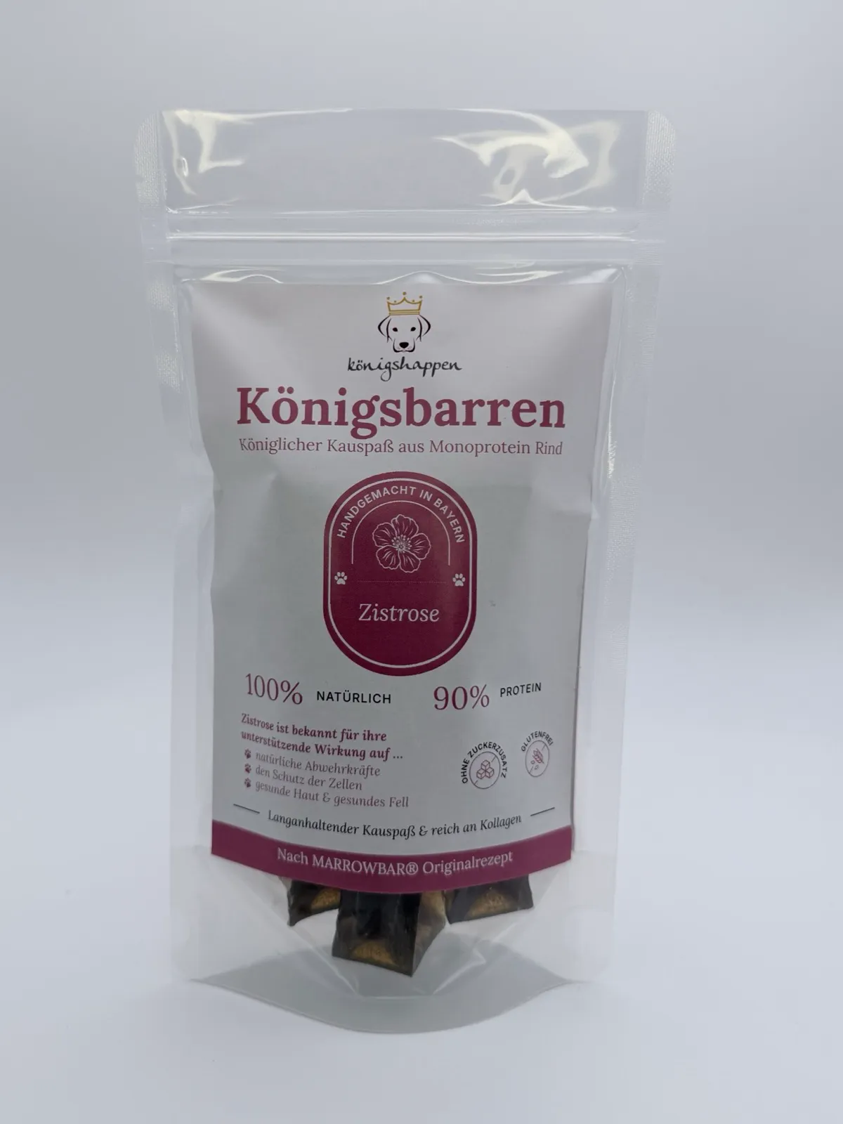 Königsbarren Zistrose – Kollagen-Kaustange vom Rind — Kollagen-Kaustange Rind