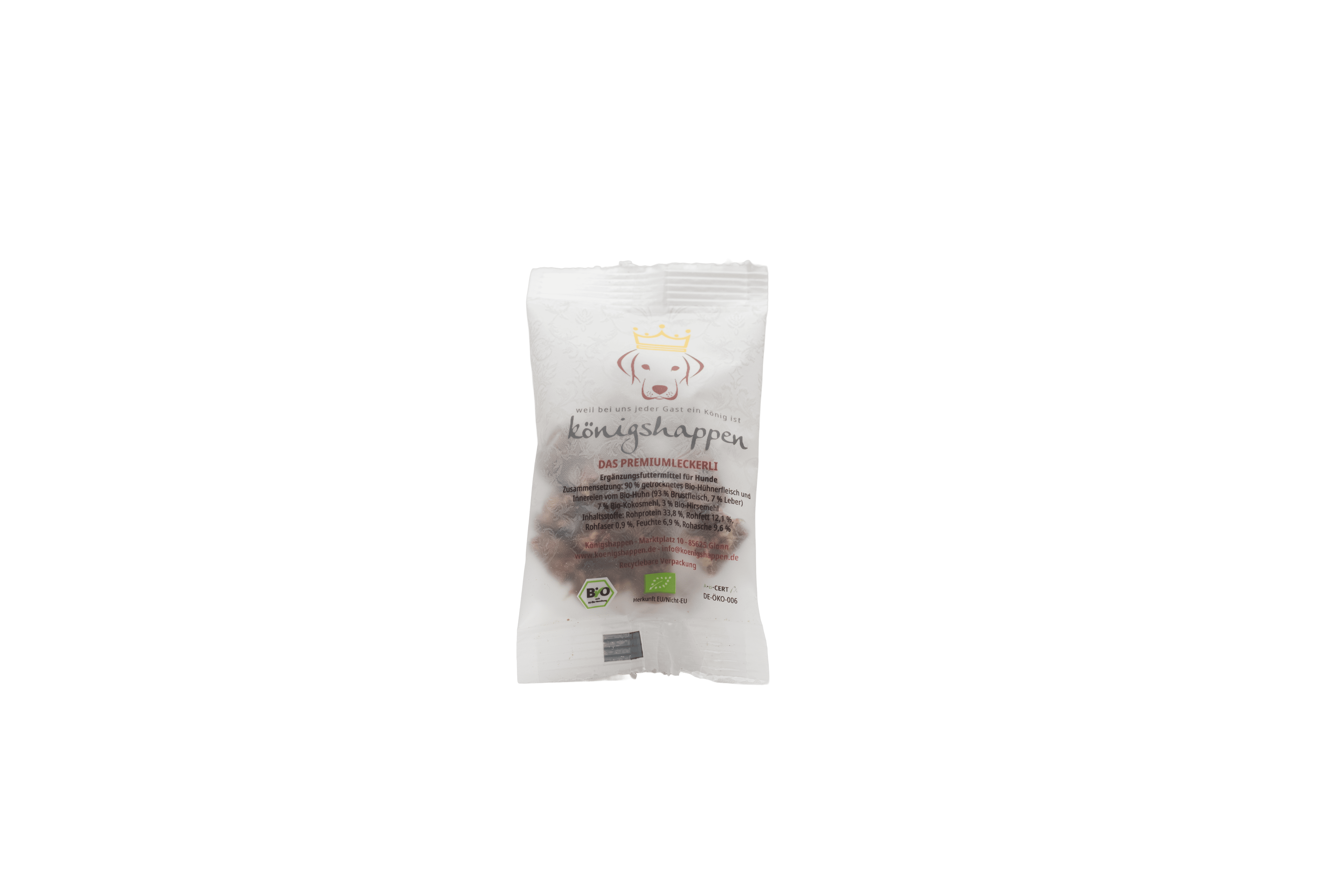 Bio-Hundeleckerli einzeln verpackt – 50 × 10 g