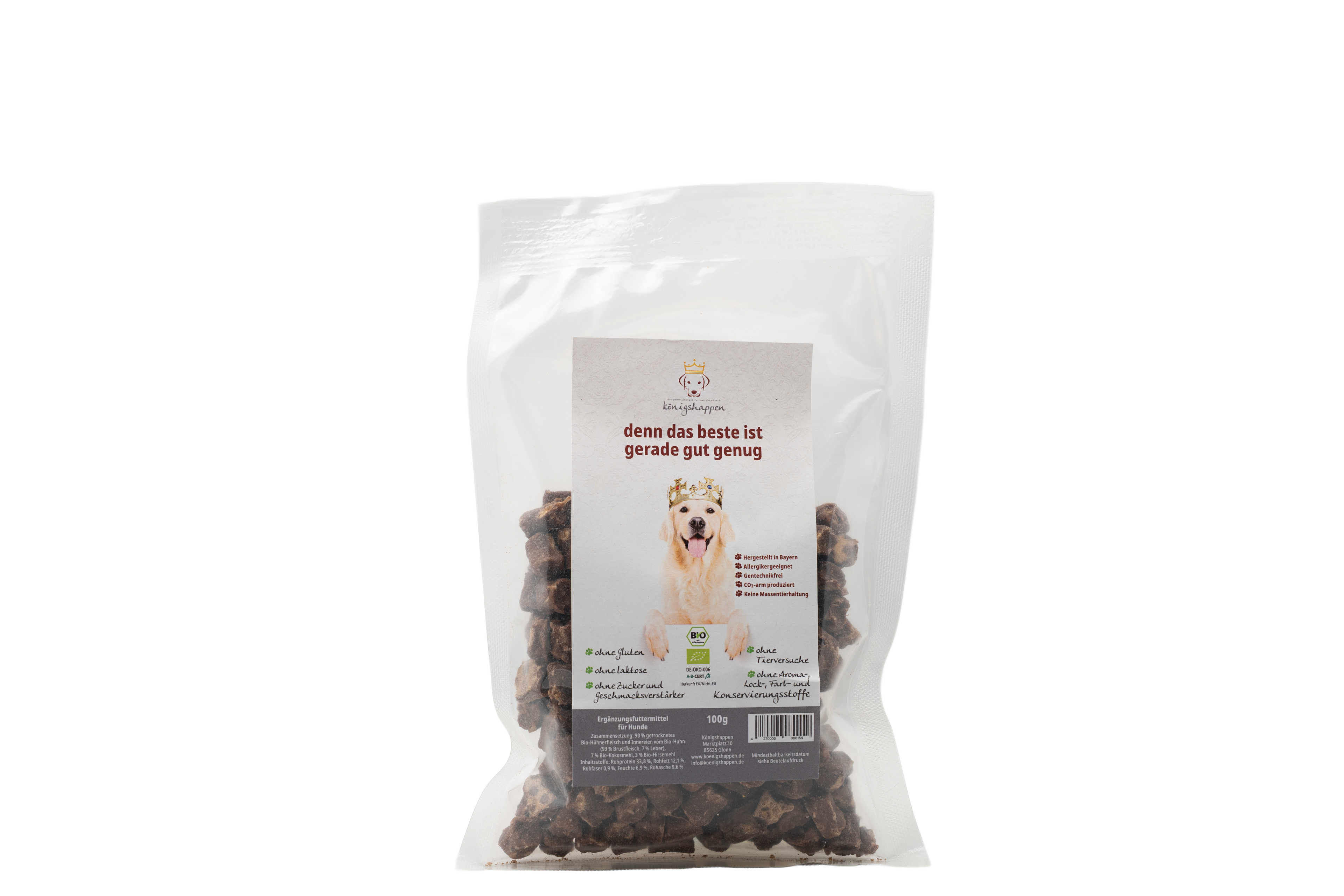 100g Königshappen BIO-Huhn