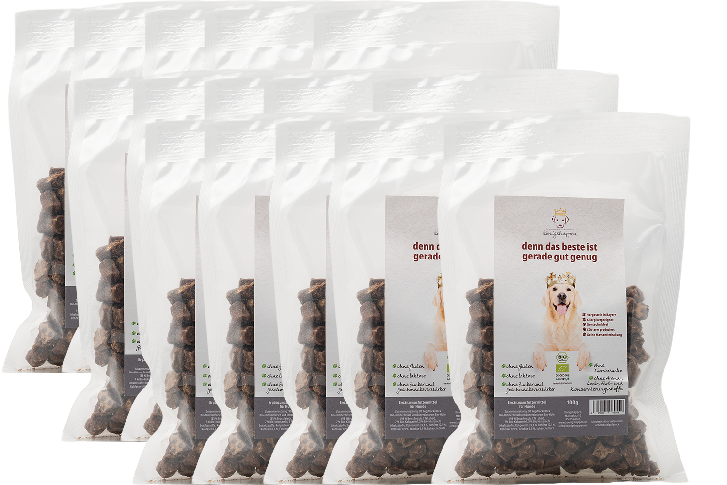 25x 100gr Beutel Königshappen - Nachfüllpack