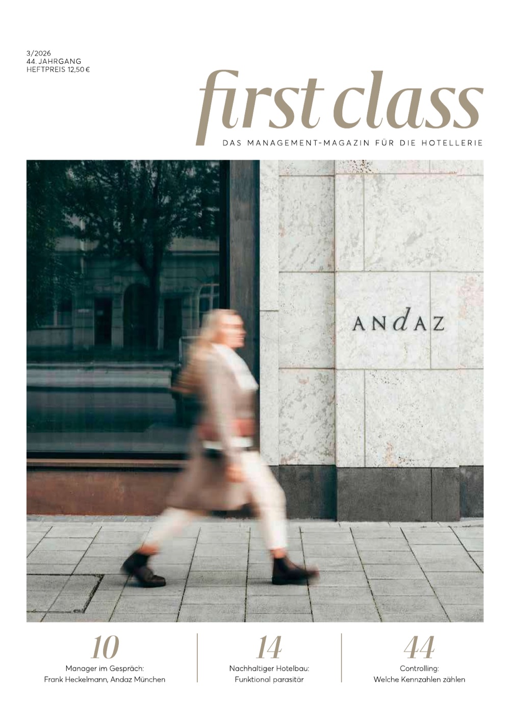 Titel · first class 03/2026